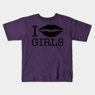 i kiss girls Kids T-Shirt